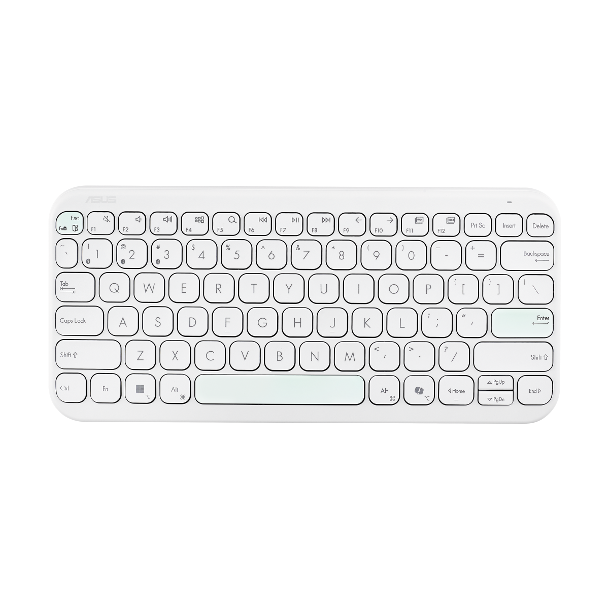 ASUS Marshmallow Wireless Keyboard KW100-IW-CP with Copilot Key
